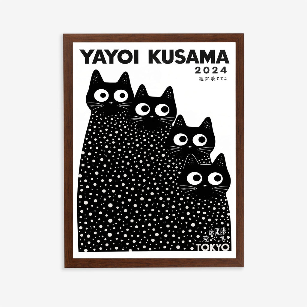 Yayoi Kusama Cats Prints Yayoi Kusama Cats Print