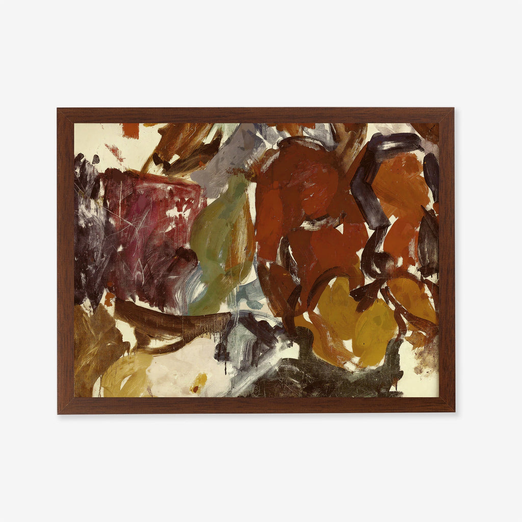 Warm Earthy Abstract Art Print