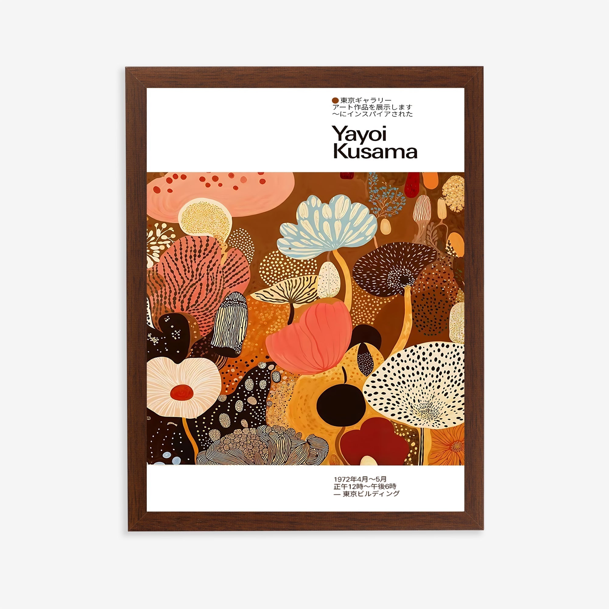 Yayoi Kusama Inspired Poster