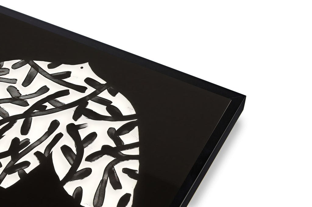 Abstract Black and White Wall Art Print