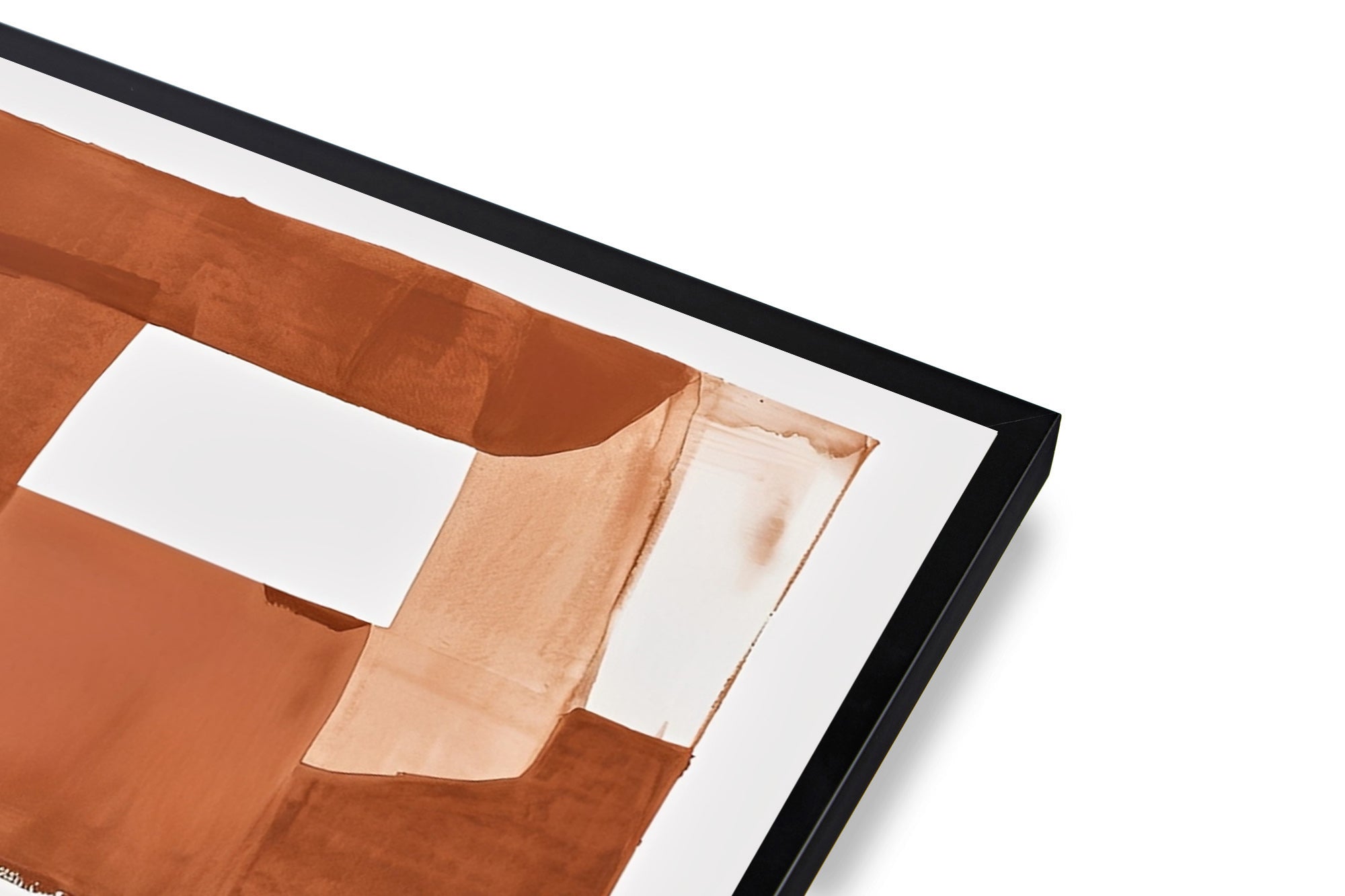 Abstract earth tone wall art print