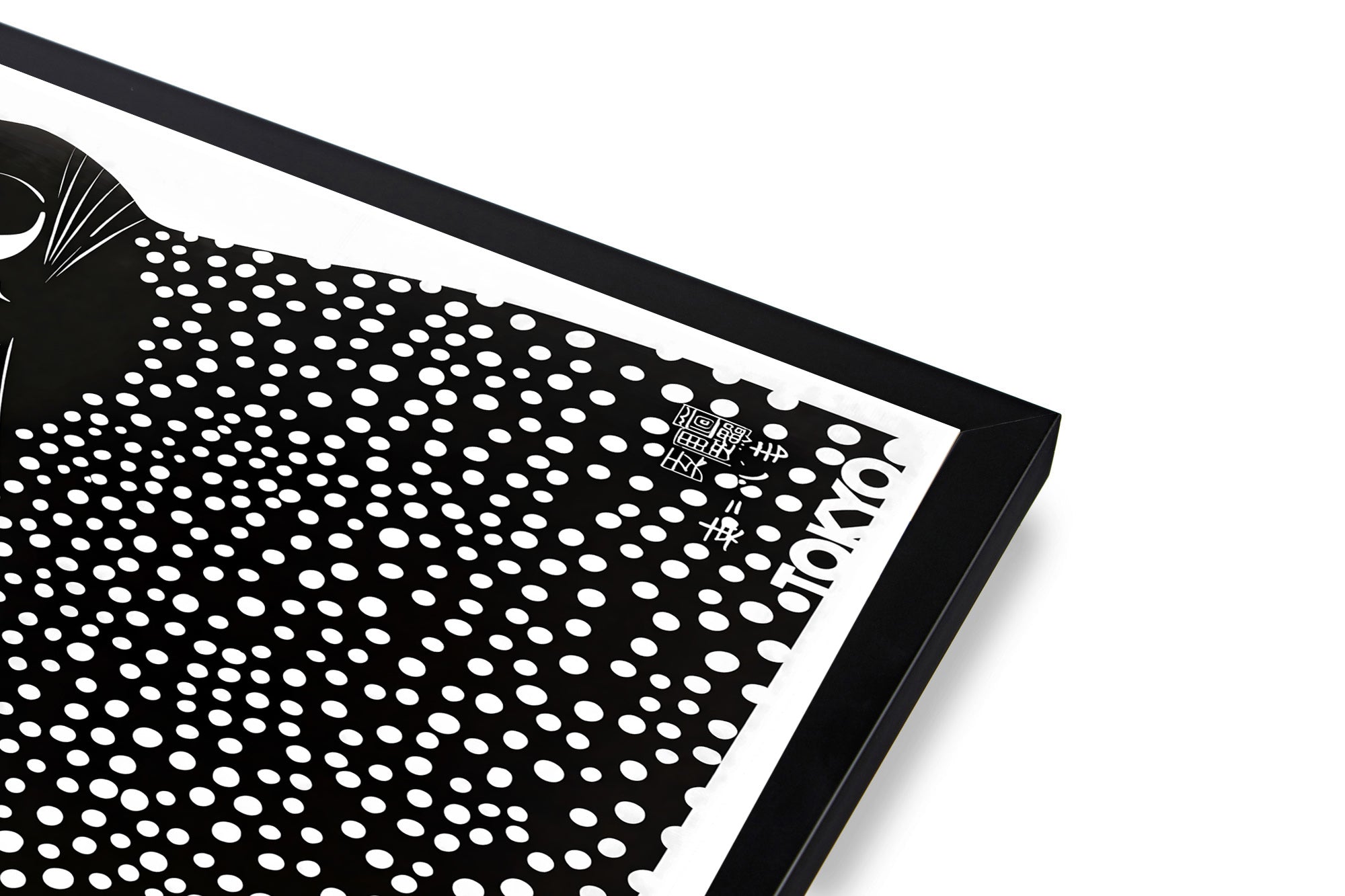 Yayoi Kusama Cat Print Poster (1996) – Polka Dot Art Wall Decor