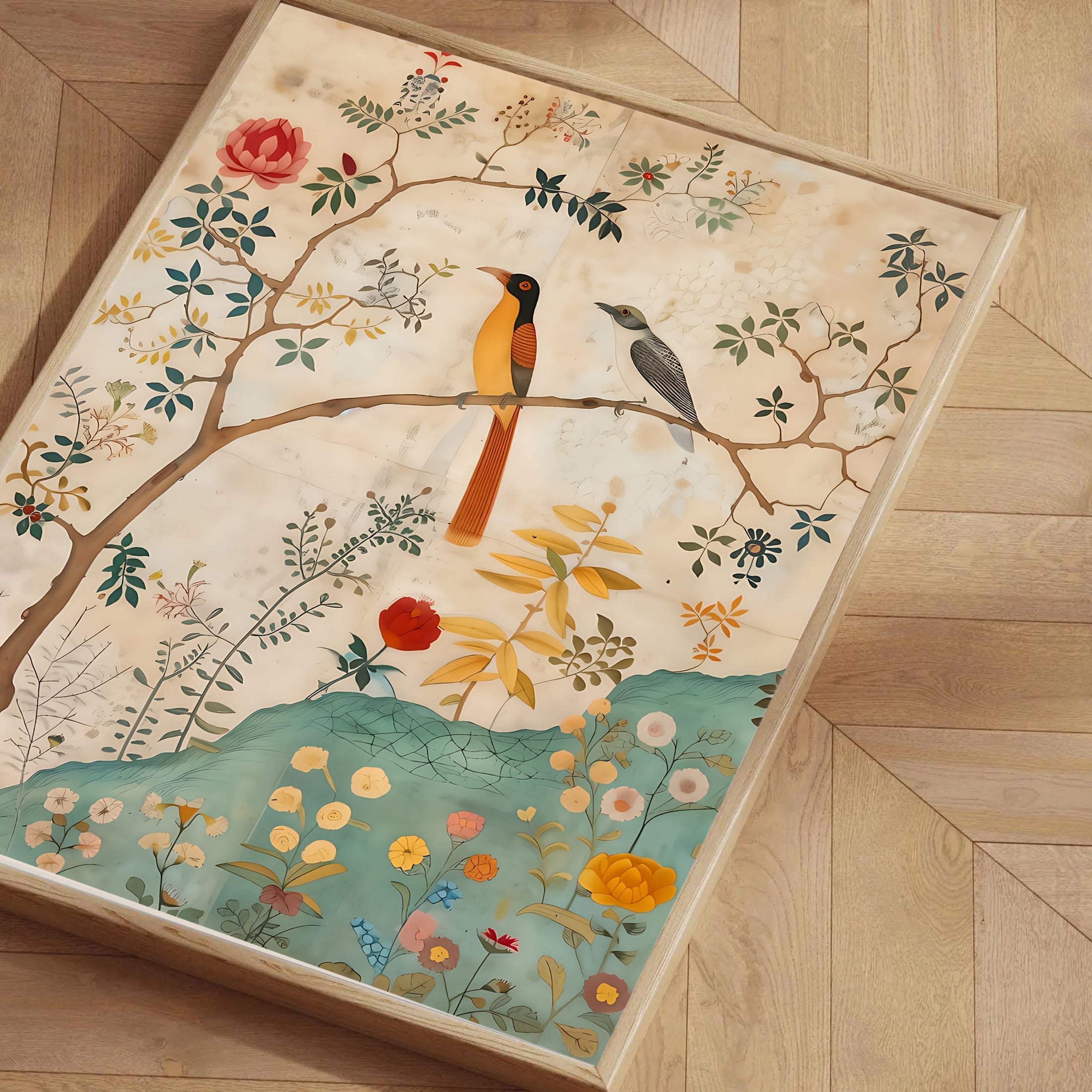 Botanical Bird Art Print