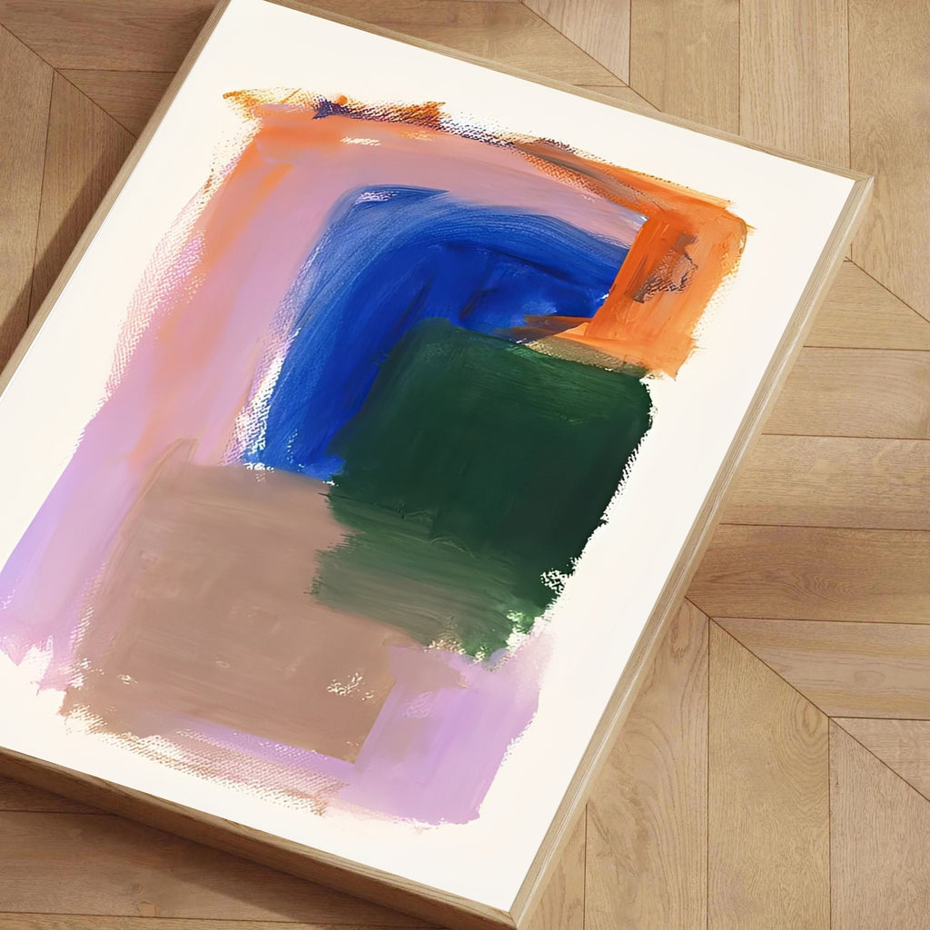 Colorful Modern Abstract Art Print