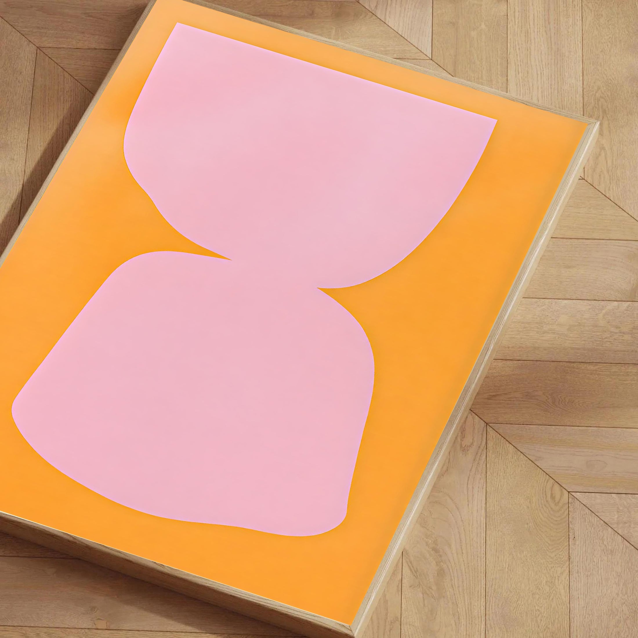 Modern Abstract Pastel Art Poster