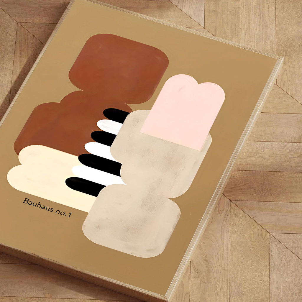 Bauhaus Abstract Wall Art Print