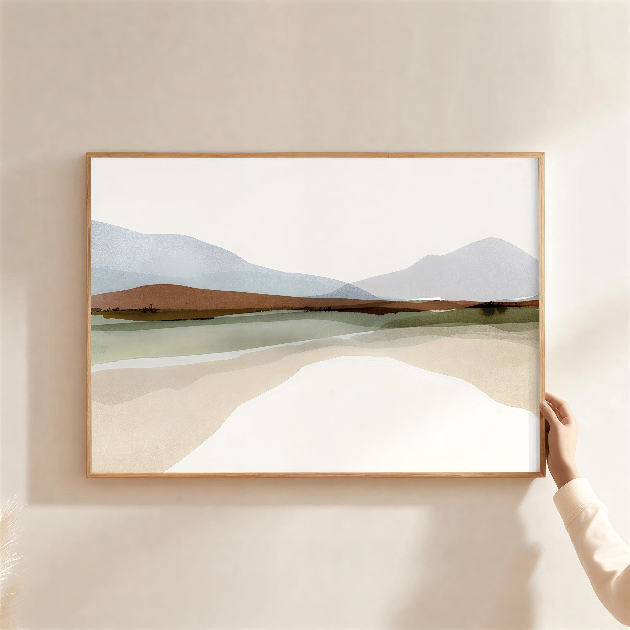Watercolor Landscape Art Print