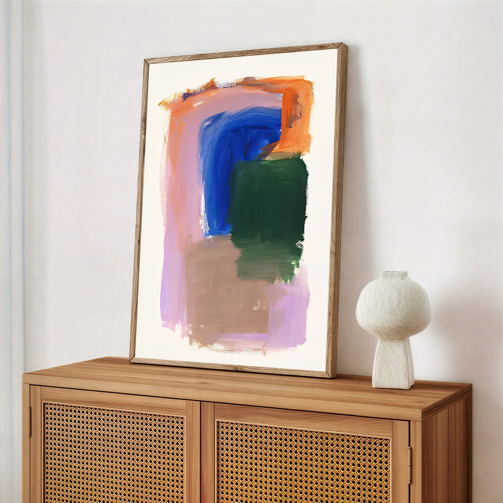 Colorful Modern Abstract Art Print