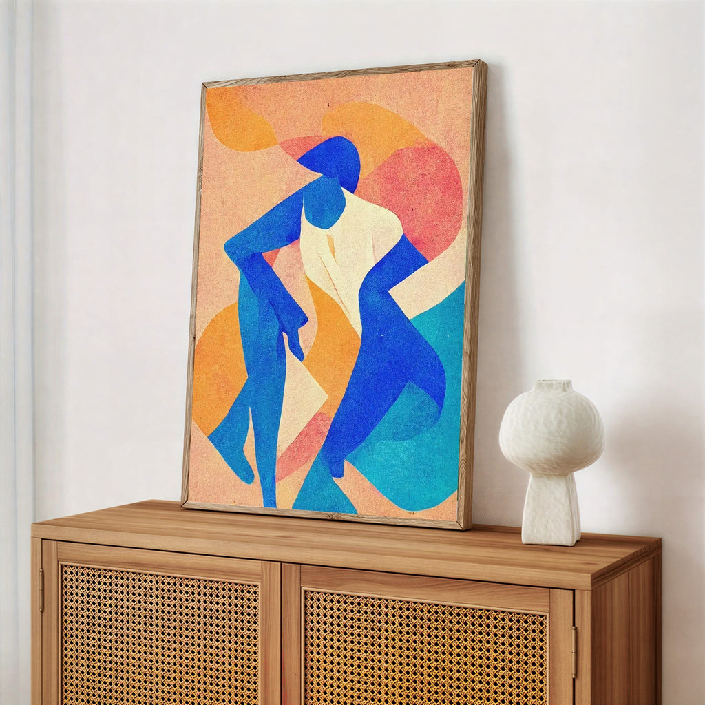 Modern Abstract Figurative Art Print