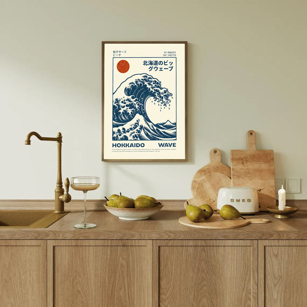 Hokusai Wave Poster Print