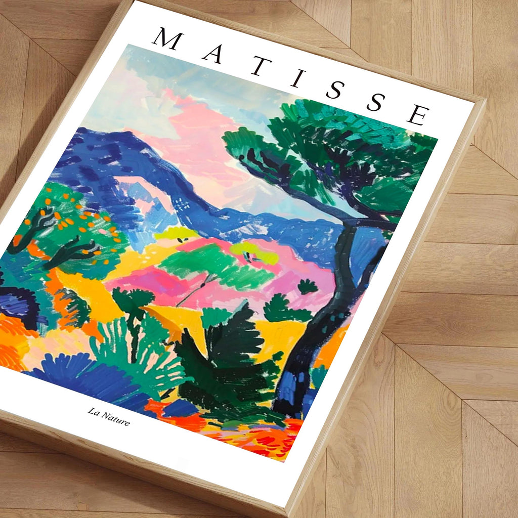 Matisse Inspired Landscape Art Print