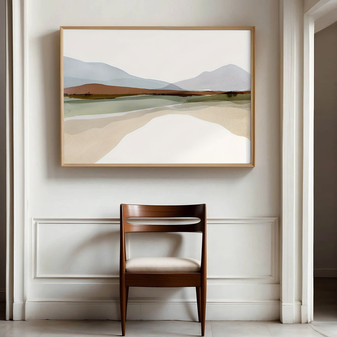 Watercolor Landscape Art Print