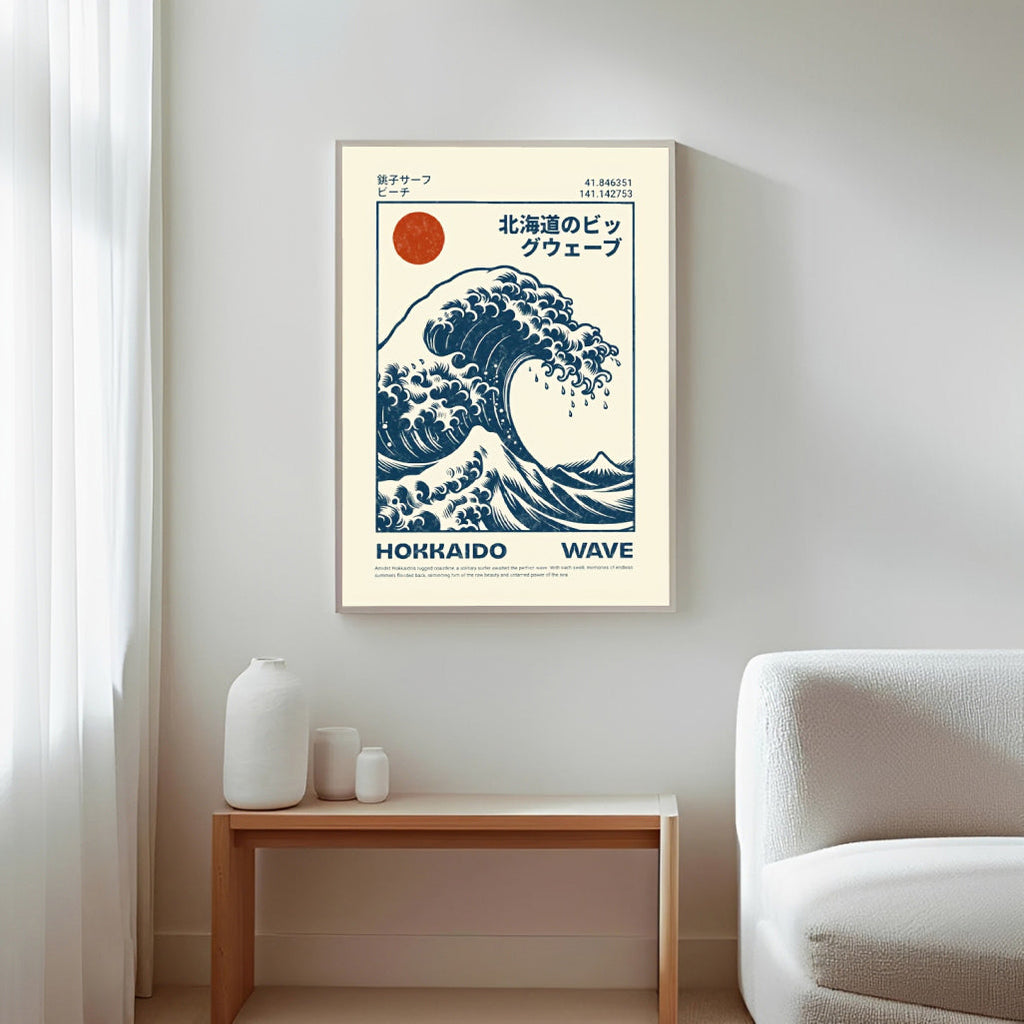 Hokusai Wave Poster Print
