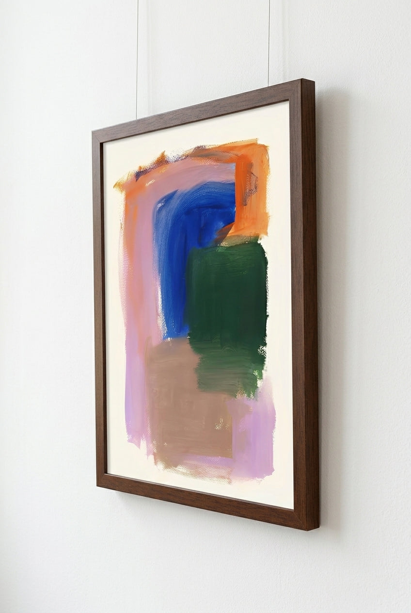 Colorful Modern Abstract Art Print