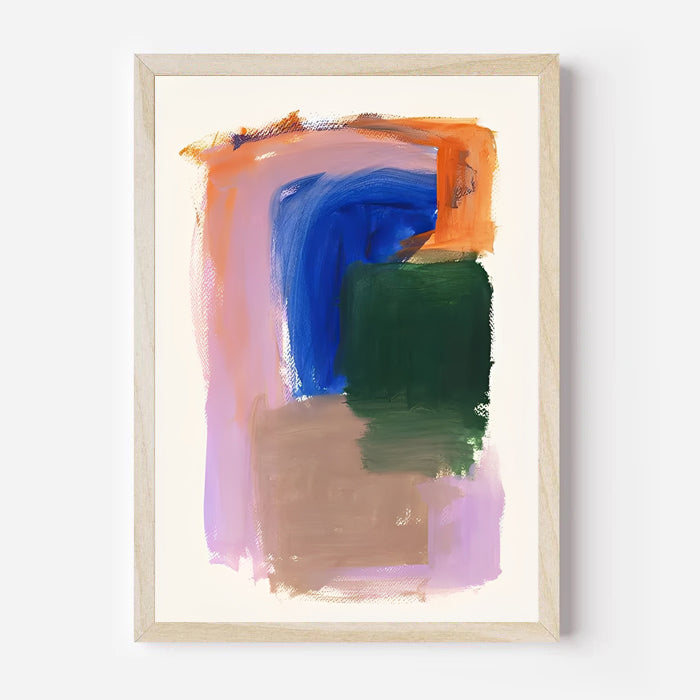 Colorful Modern Abstract Art Print