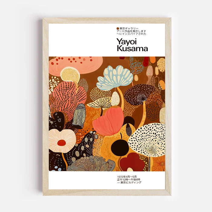 Yayoi Kusama Inspired Poster