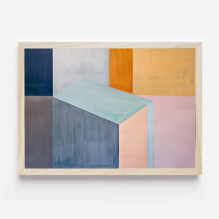 Geometric Abstract Wall Art Print