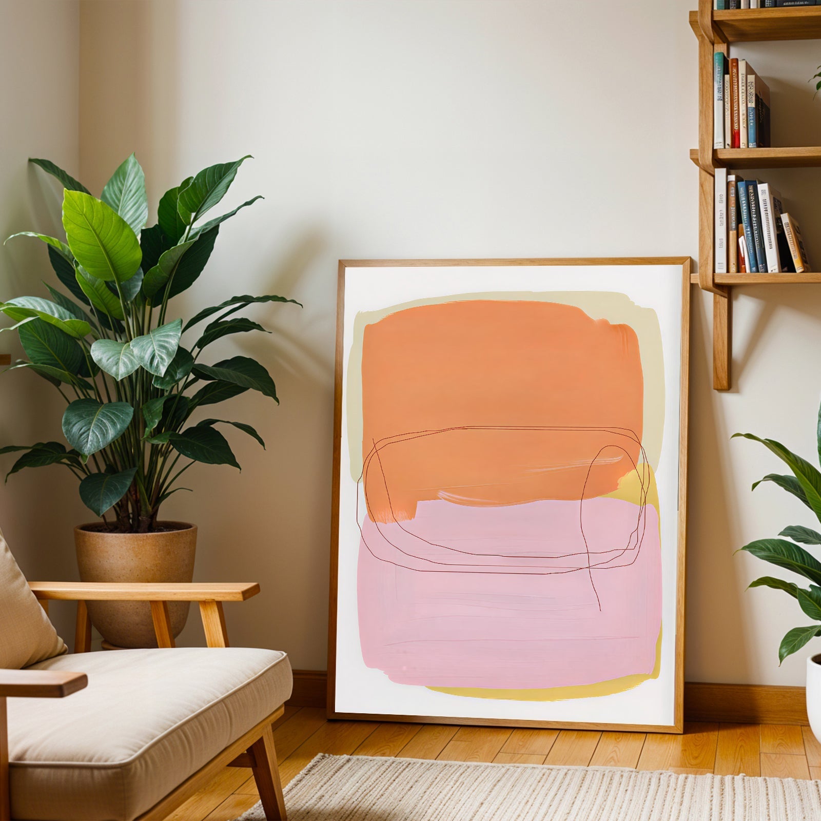Minimalist abstract wall art print