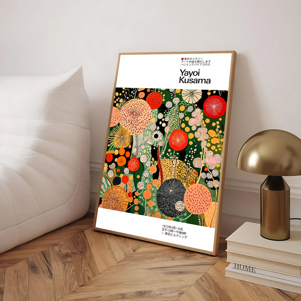 Botanical Polka Dot Print