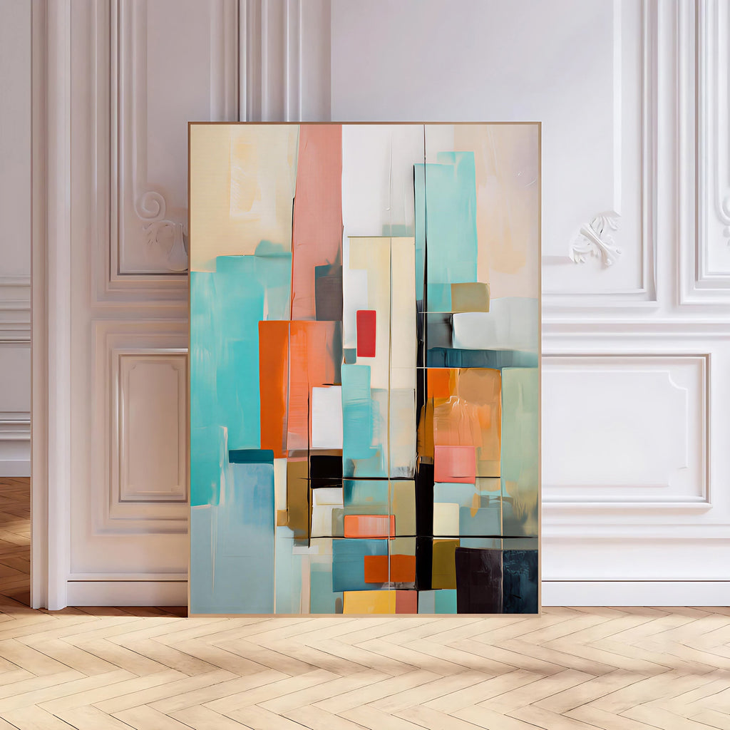 Abstract Geometric Wall Art Print