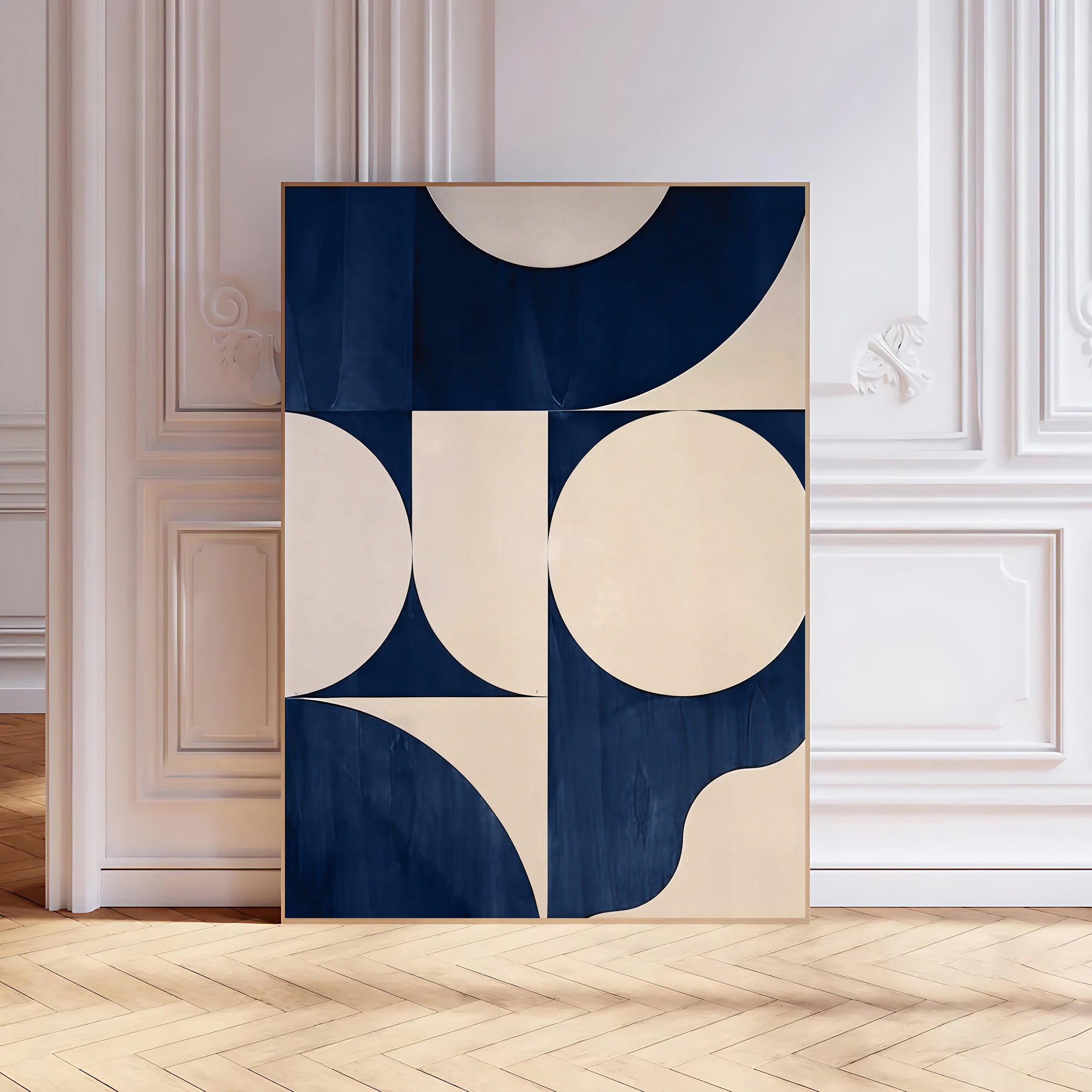 Modern geometric abstract wall art print