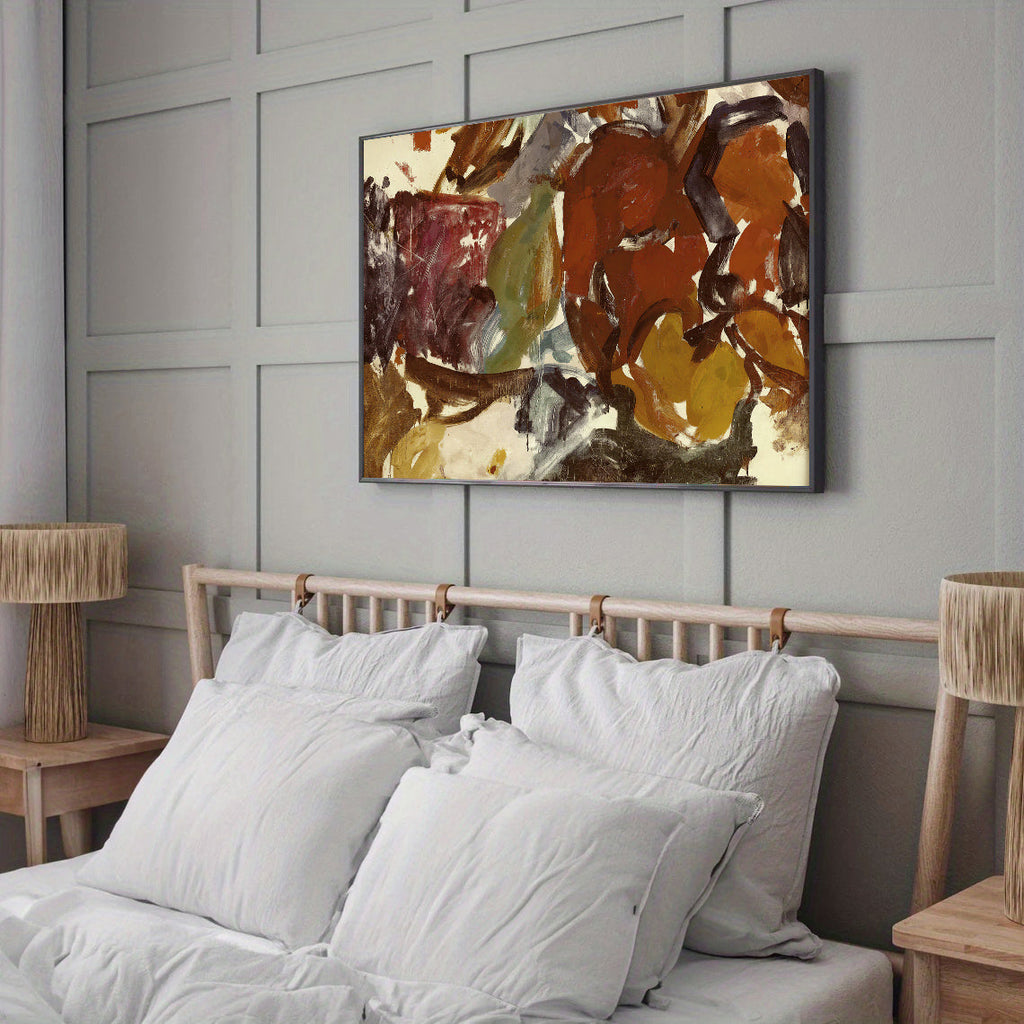 Warm Earthy Abstract Art Print