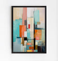 Abstract Geometric Wall Art Print