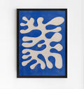 Modern abstract organic wall art print