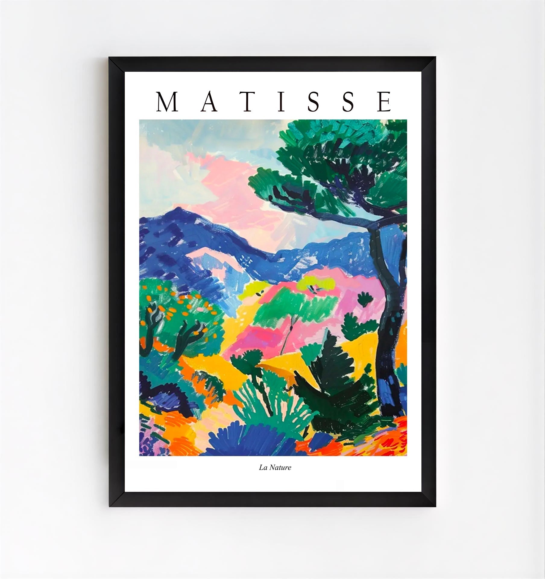 Matisse Inspired Landscape Art Print