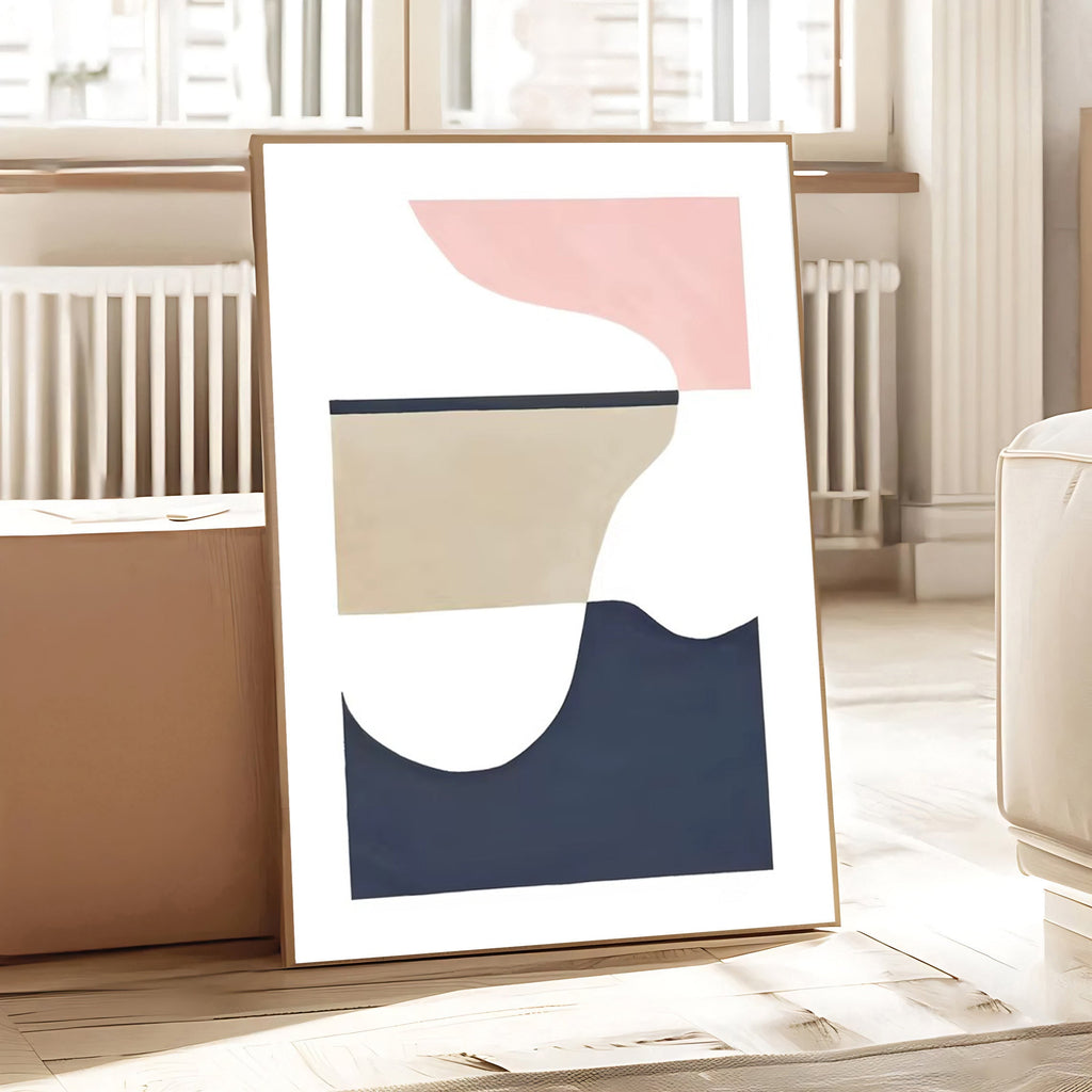 Scandinavian wall art print minimalist design