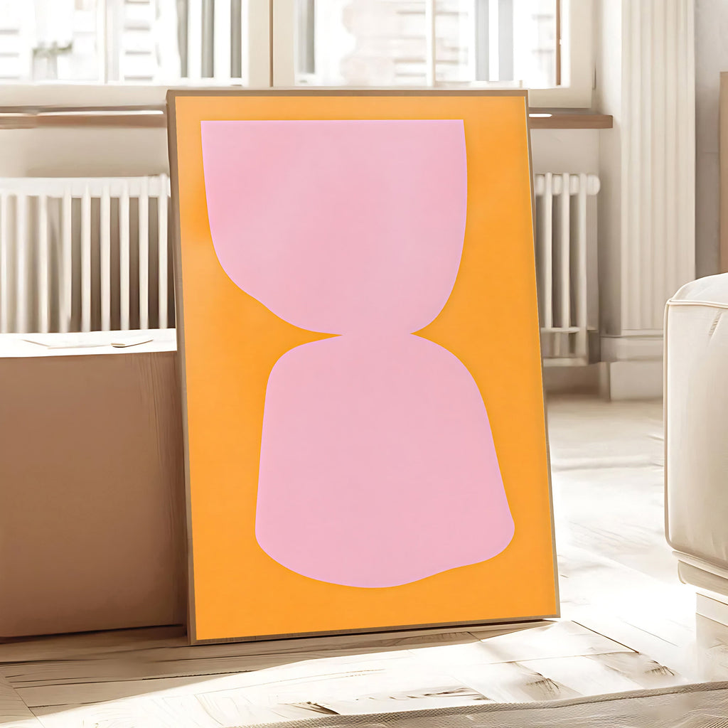 Modern Abstract Pastel Art Poster