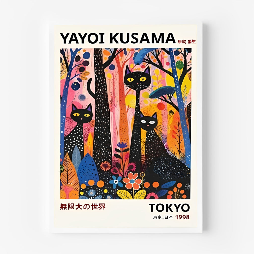 Yayoi Kusama Black Cats
