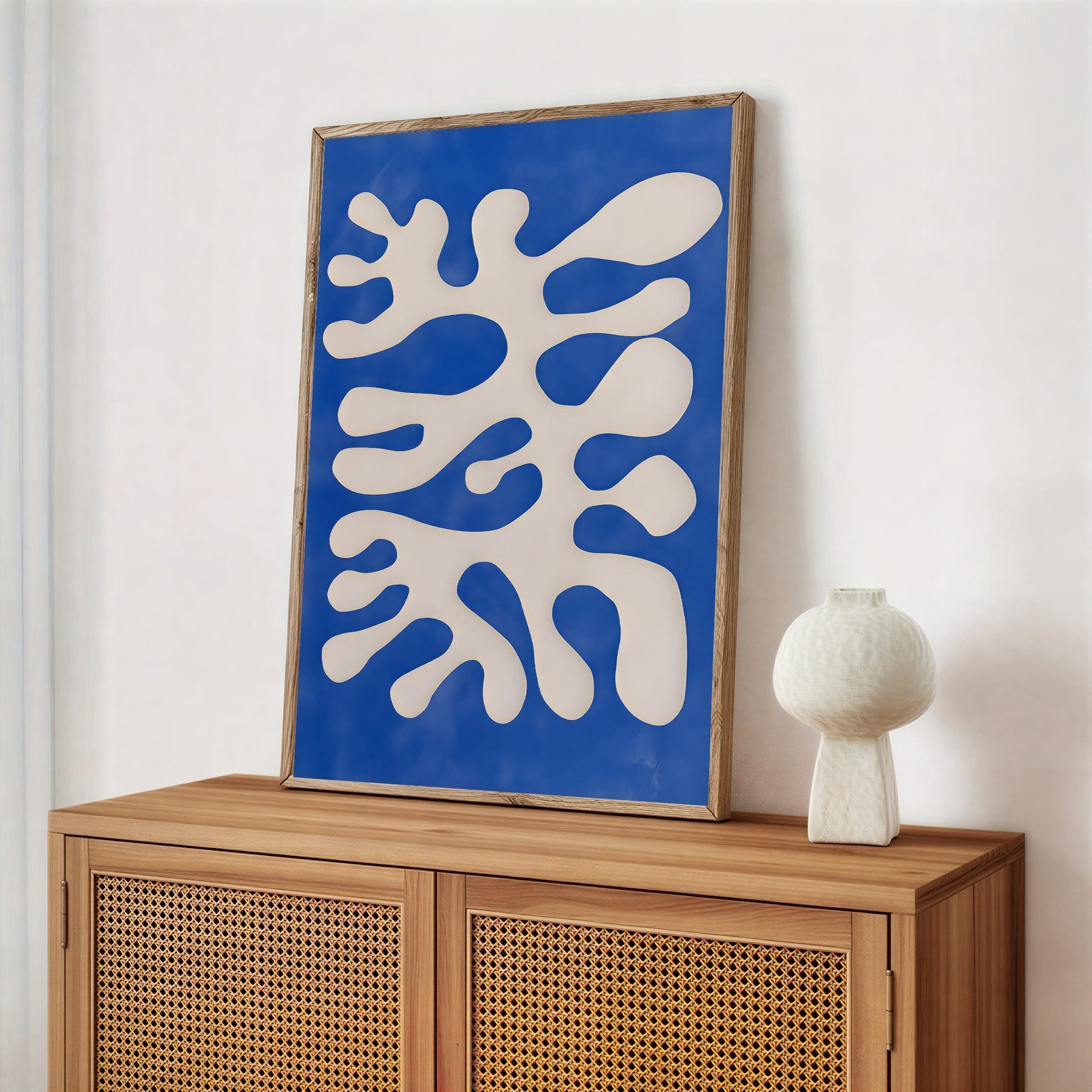Modern abstract organic wall art print