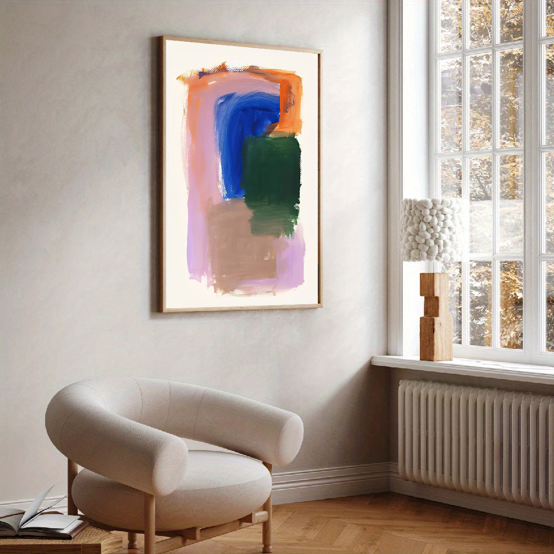 Colorful Modern Abstract Art Print
