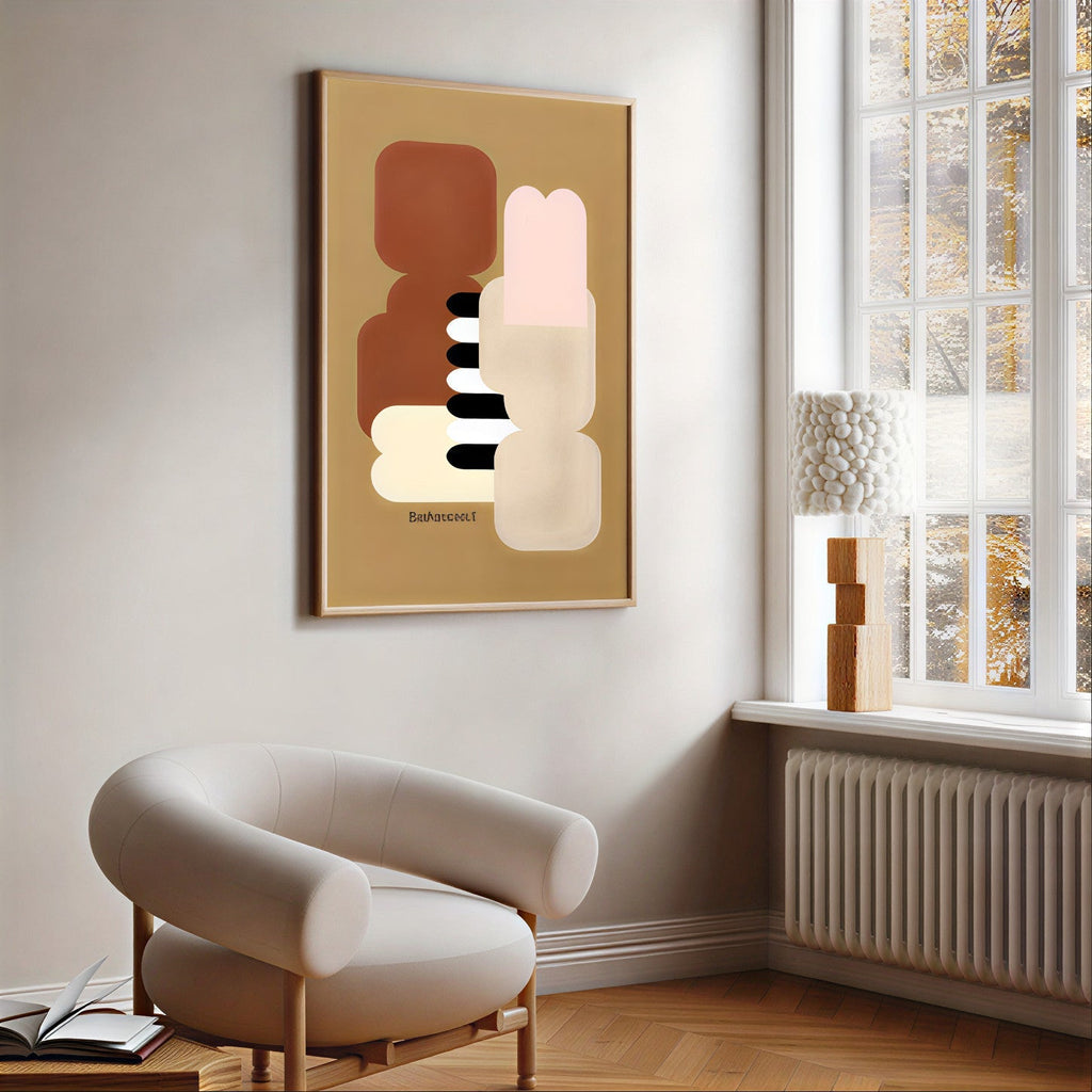 Bauhaus Abstract Wall Art Print
