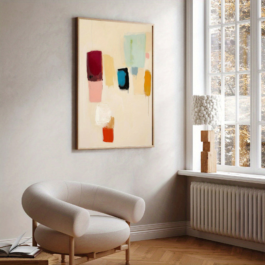 Color Minimalist Abstract Wall Art Print