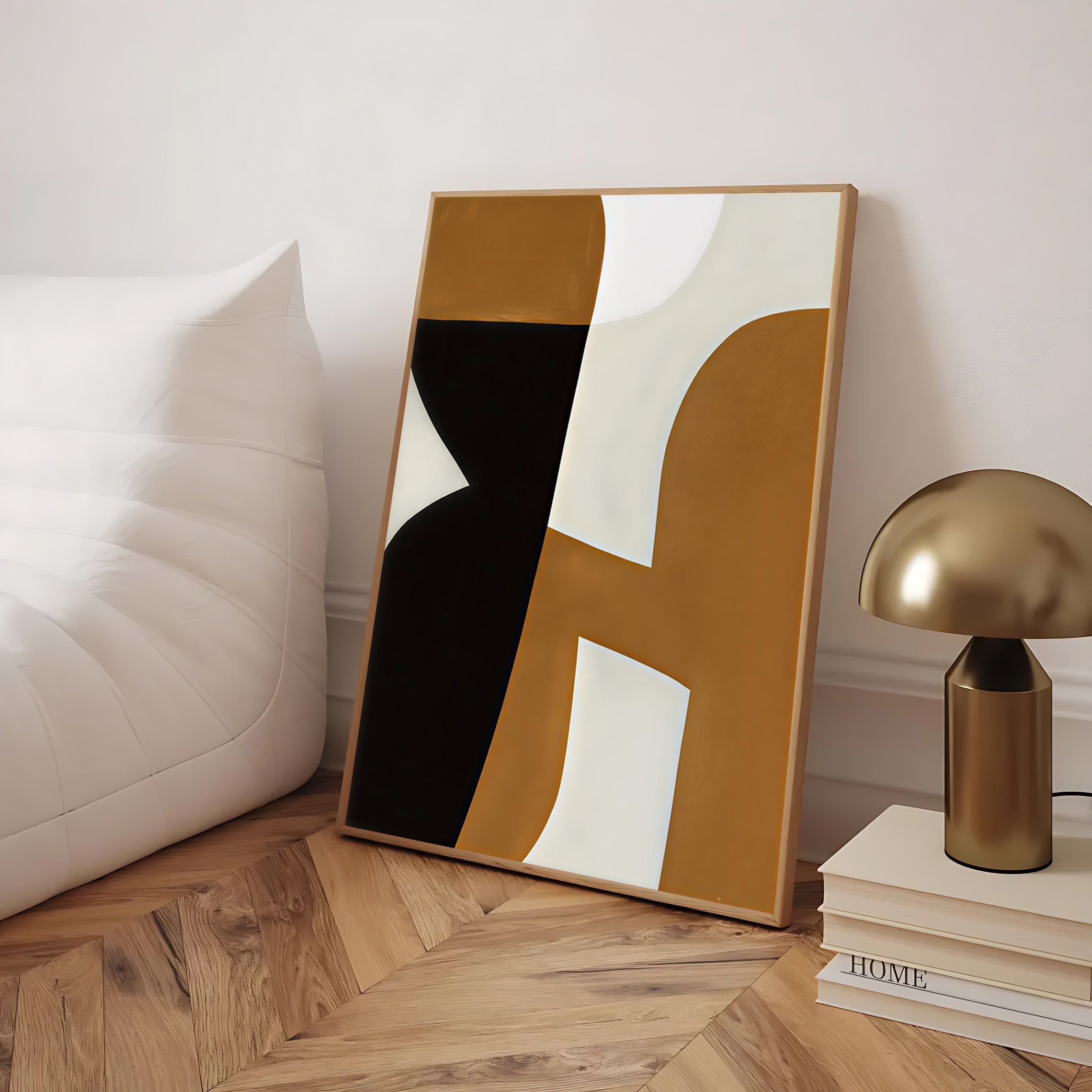 Abstract geometric art print