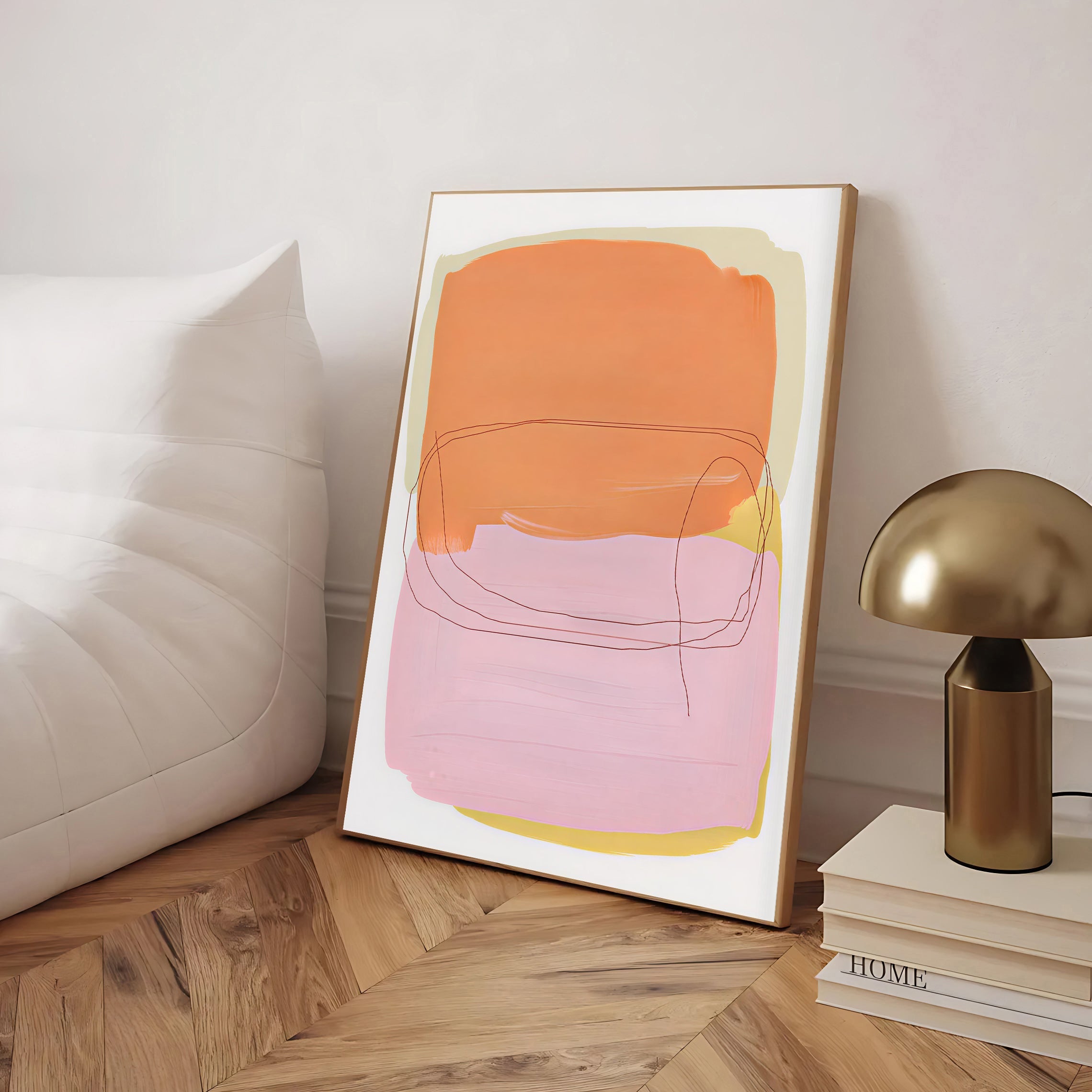 Minimalist abstract wall art print