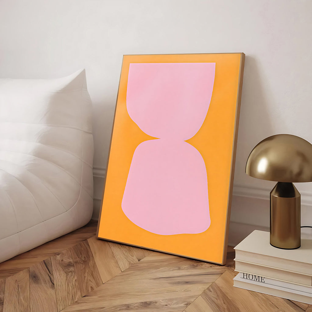 Modern Abstract Pastel Art Poster