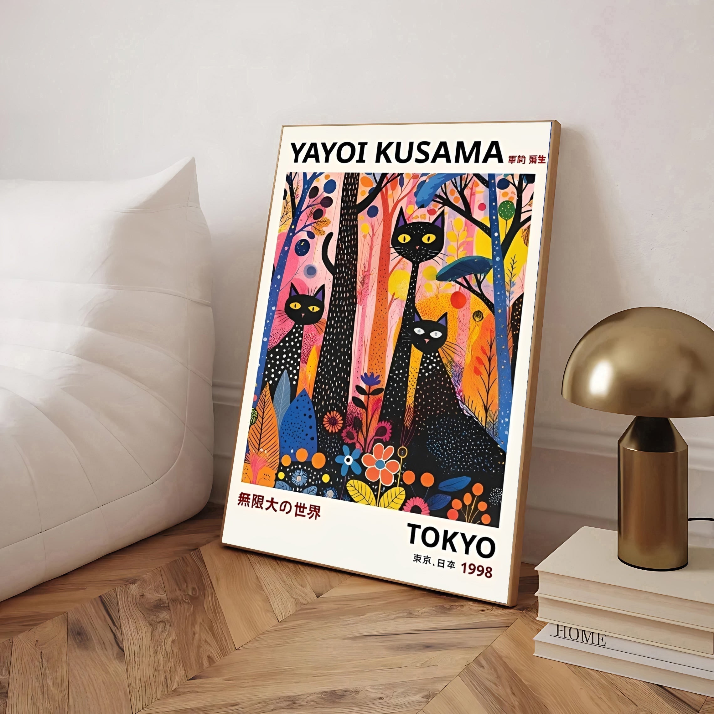 Yayoi Kusama Black Cats