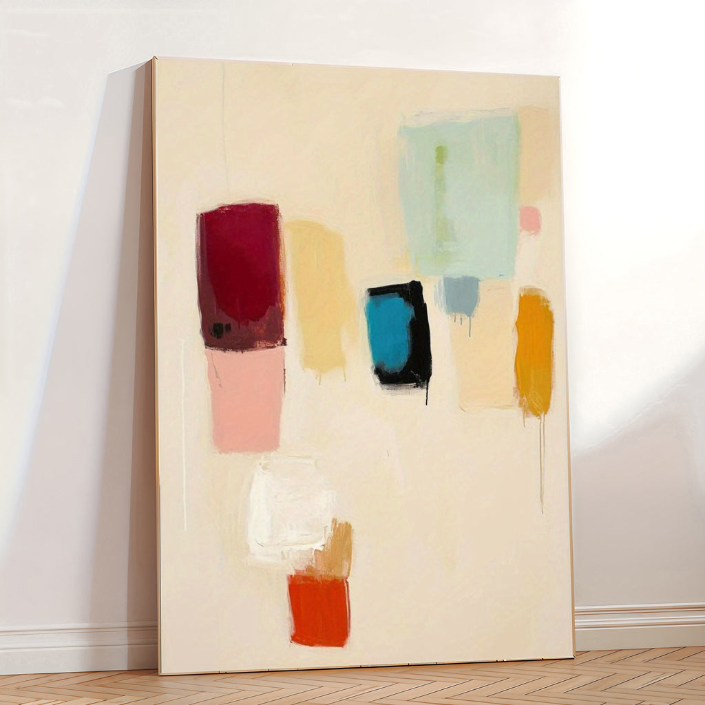 Color Minimalist Abstract Wall Art Print