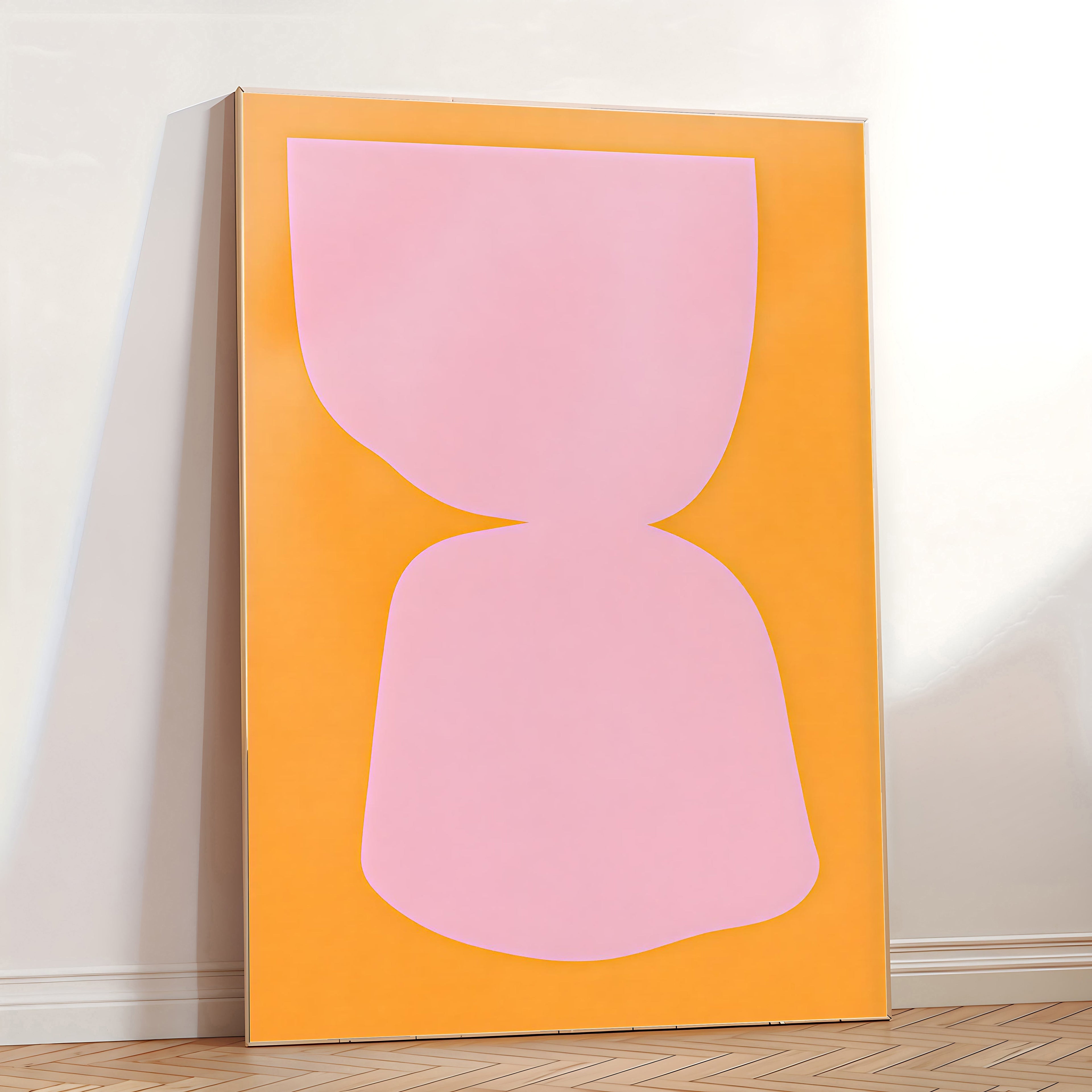 Modern Abstract Pastel Art Poster