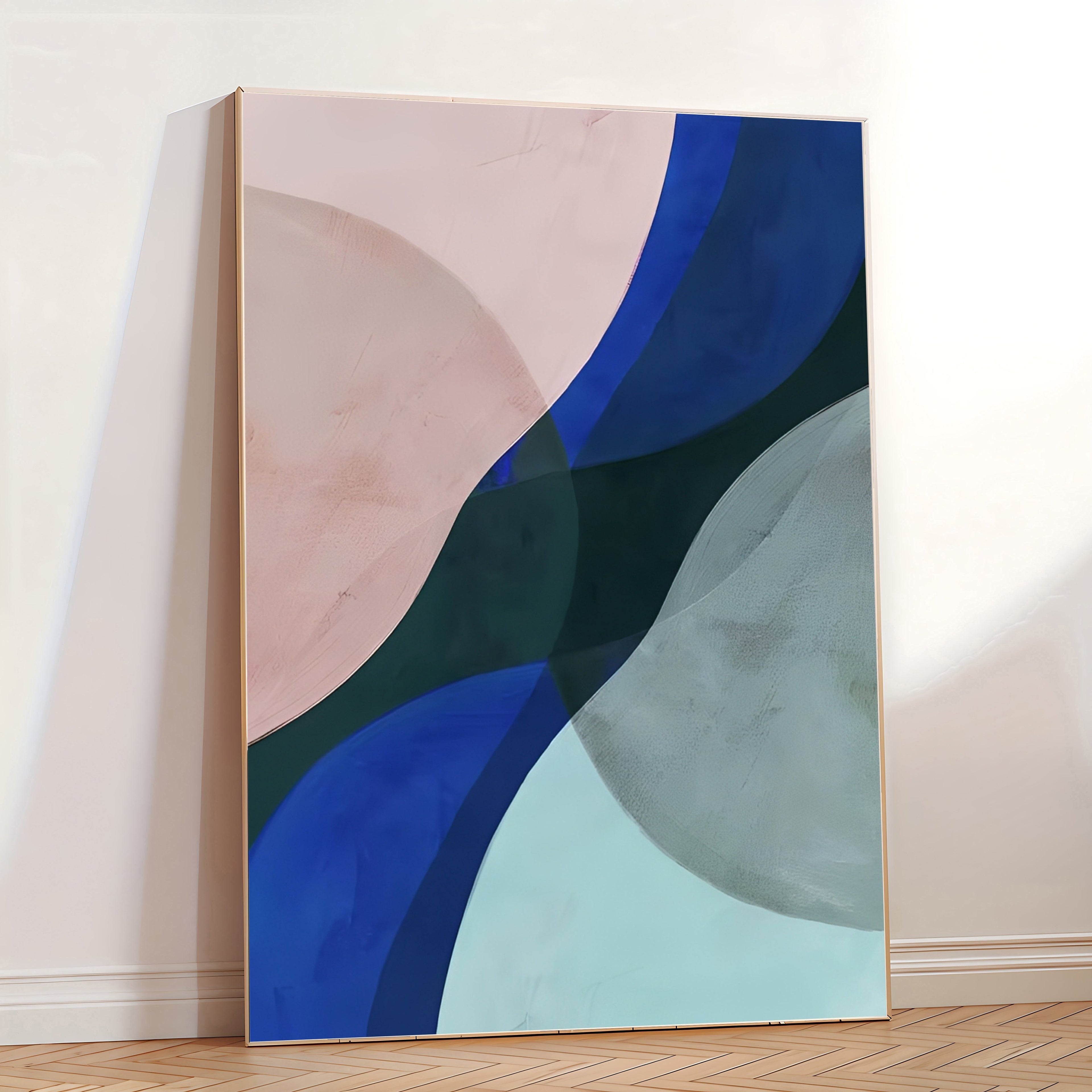 Geometric Modern Abstract Wall Art Print