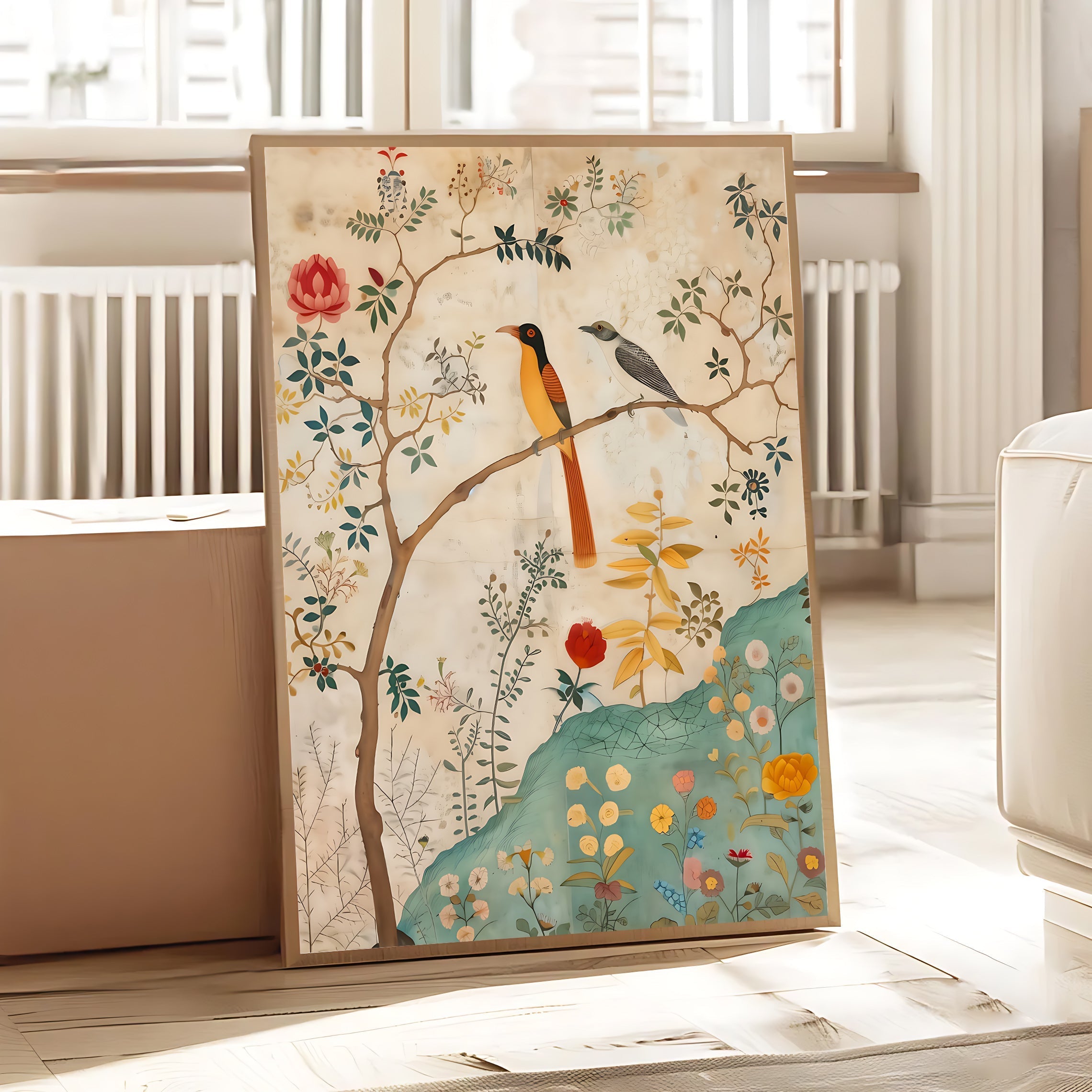 Botanical Bird Art Print