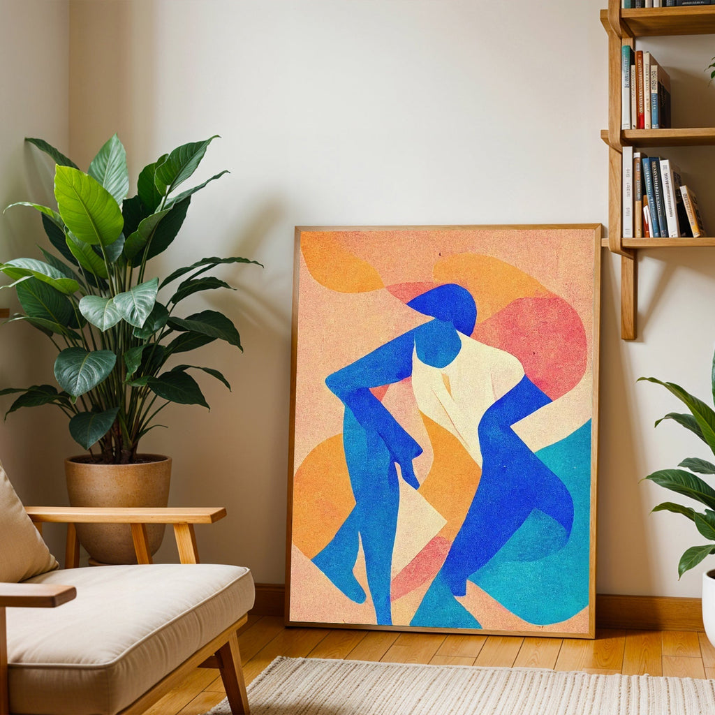 Modern Abstract Figurative Art Print