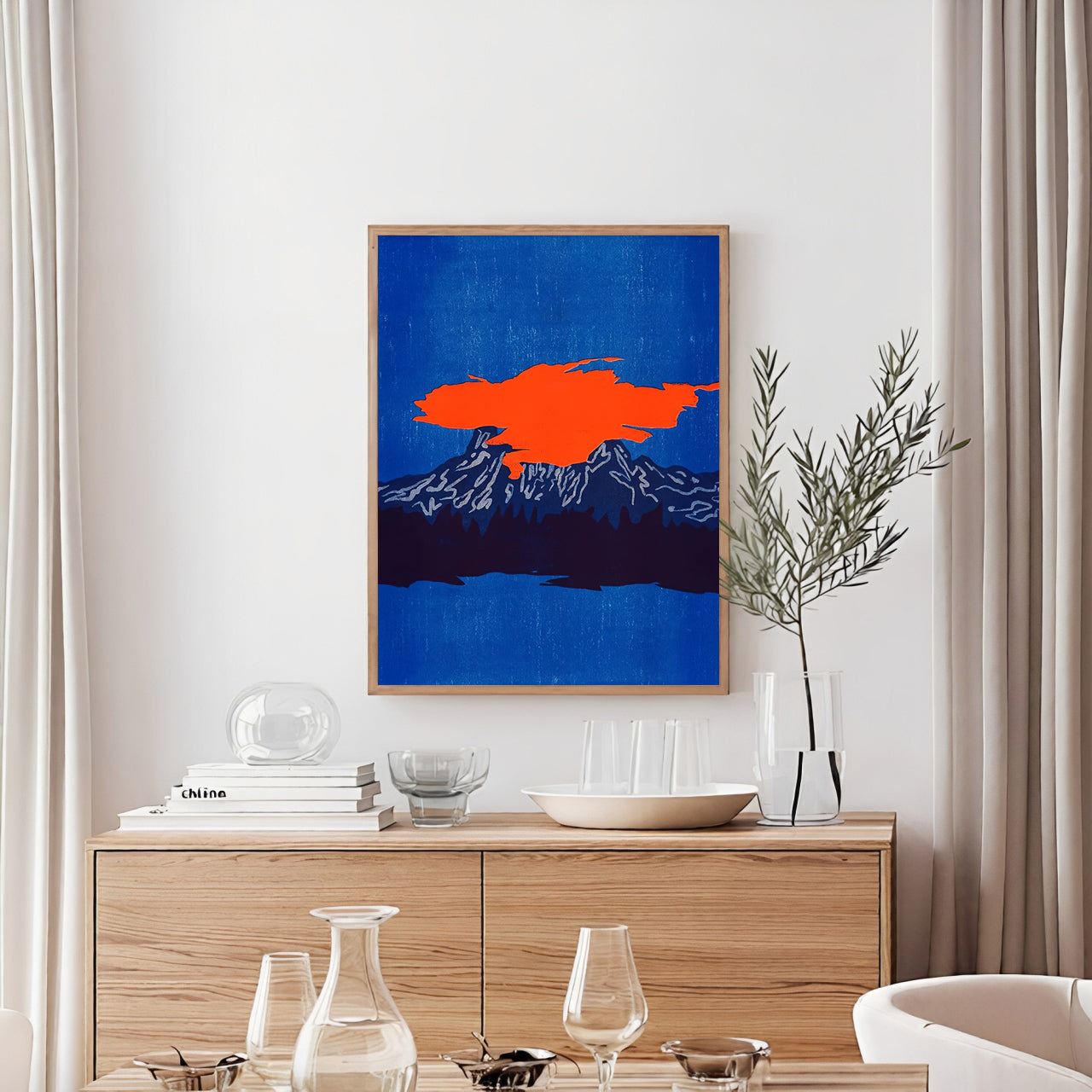 Abstract Landscape Wall Art Print