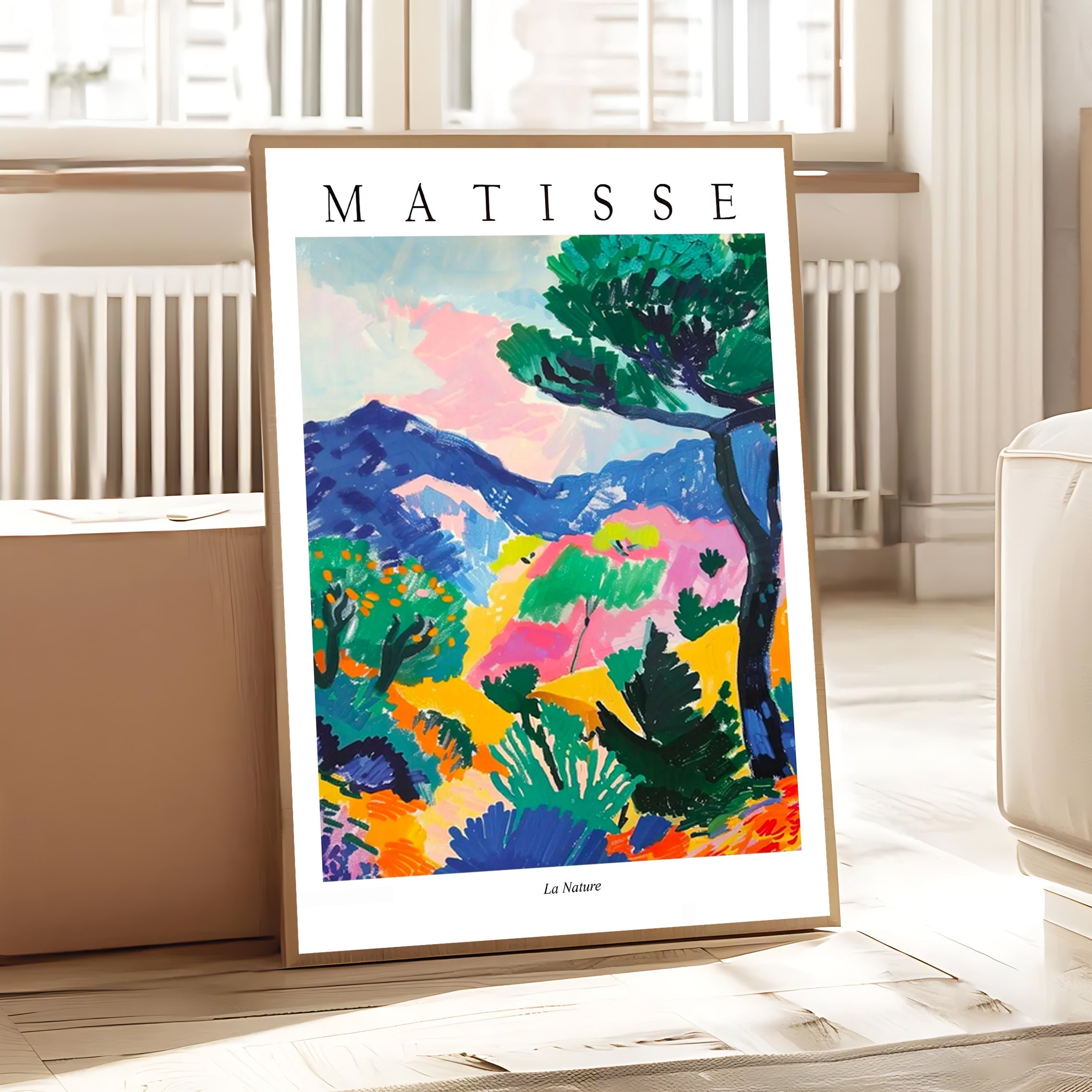 Matisse Inspired Landscape Art Print