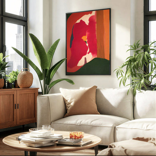 Abstract Color Block Wall Art Poster