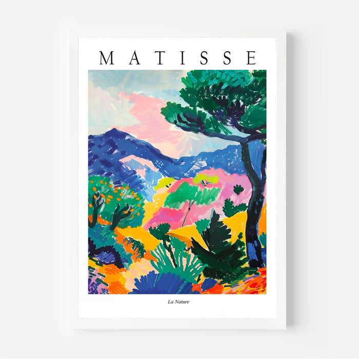 Matisse Inspired Landscape Art Print